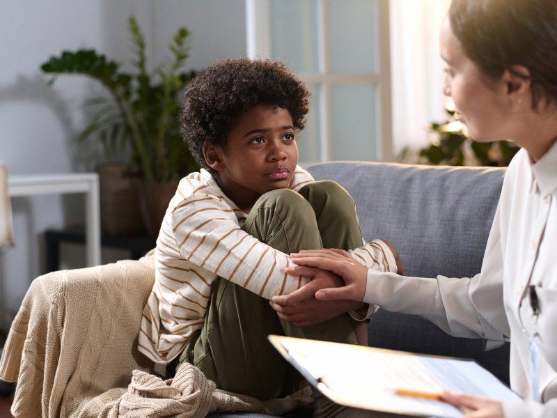 Therapy Session for Troubled Teenage Boy